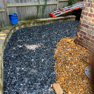 Foundation Drain with Limestone Crust