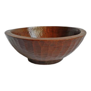 Consigned Teak Nepal Wood Bowl - Rustic - Decorative Bowls - by Design ...