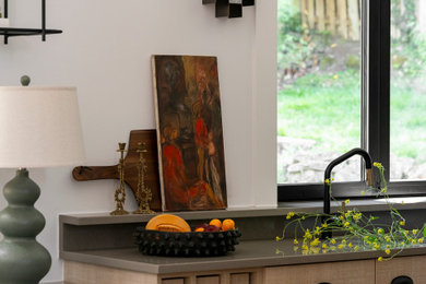 Trendy home design photo in Seattle