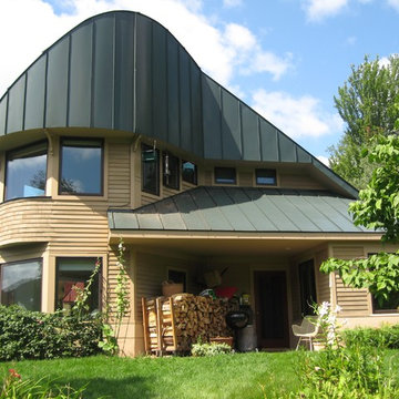 Winged home east elevation