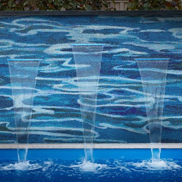 Midnight Smooth Seas | Glass Mosaic | PIXL Mist Collection