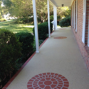 Spray Texture Concrete Overlay