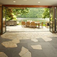 garage and porch