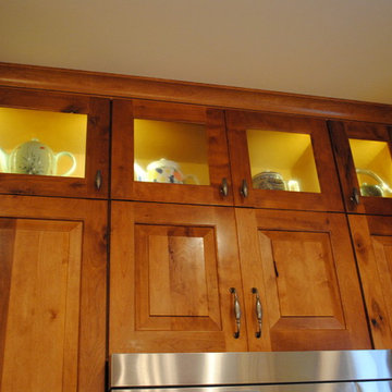 Rustic Birch Kitchen