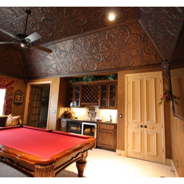 Exquisite Pool Room with Tin Ceilings