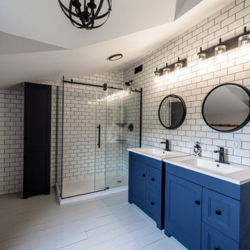 Post and Beam House Bathroom renovation