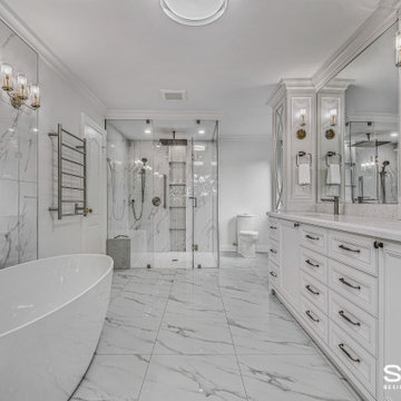 Ensuite and Shared Bathroom Renovation in Kleinburg