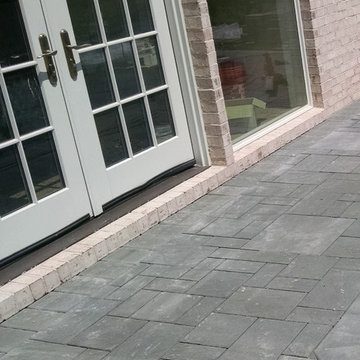 Paver Patio, Walk, Steps, and Sitting Wall Installation