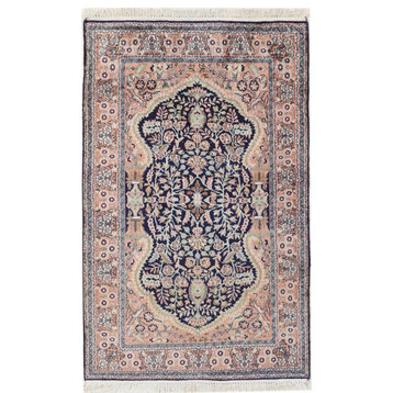 Oriental Rug Kashmir Silk 4'11"x3'2"