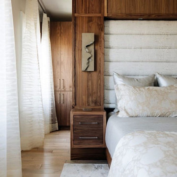 Master Bedroom Walnut Built-in