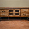Addison Rustic Industrial Style 72" TV Stand/Sideboard Console