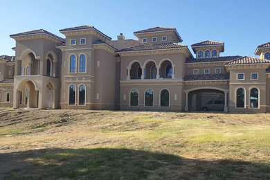 Example of an exterior home design in Dallas