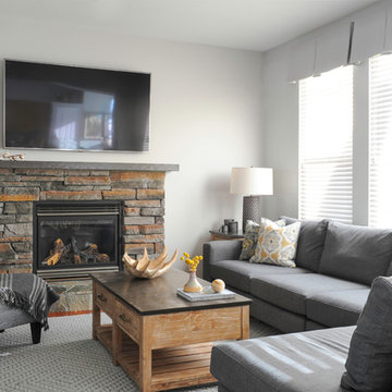 Rustic Touch Family Room