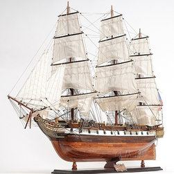 U.S.S. Constellation T110 38" Ship Model - Decorative Objects And Figurines