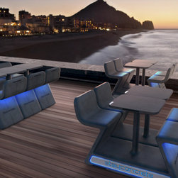 beton_heated benches - Furniture