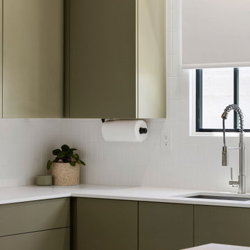 Fresh Modern Olive Kitchen
