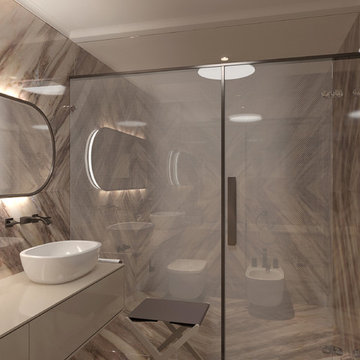 Bagno MK | 12mq | Bathroom M. K. zona WC