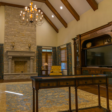 Traditional Neutral Stone and Brick