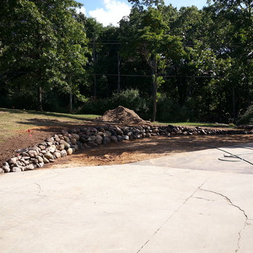 Retaining Wall and Turnaround Area