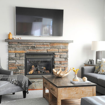 Rustic Touch Family Room