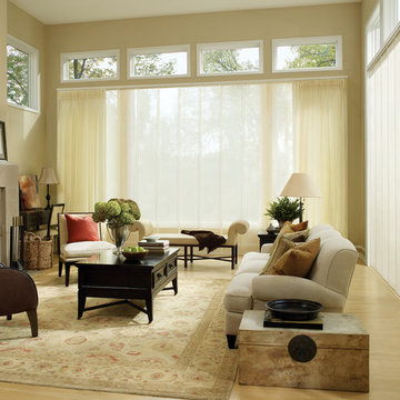 Hunter Douglas European Style Window Treatments and Draperies