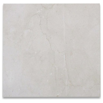 Cream Marfil 18X18 Polished Marble Tile, 45 Sft