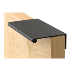 Black Contemporary Cabinet And Drawer Hardware Houzz Berenson Corp 3 Inch Length Satin Black Finger Pull Cabinet And Drawer Handle Pulls