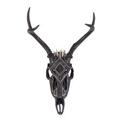 "BLACK OUT" ARMORED DEER SKULL - Products
