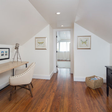 Hamptons-inspired casual/chic restoration of a grand Glenview Craftsman