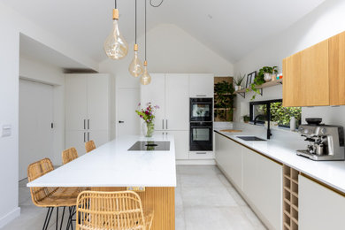 Inspiration for a scandi kitchen in Surrey.