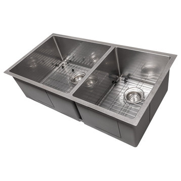 36" Chamonix Undermount Fingerprint Resistant Stainless Steel Kitchen Sink