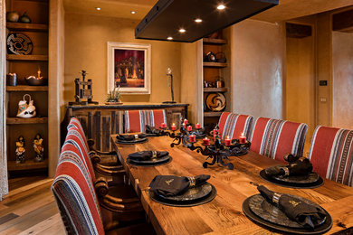 Inspiration for a southwestern dining room remodel in Phoenix