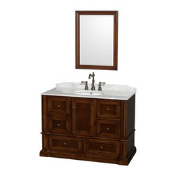 Antique Bathroom Vanities in Cherry Finish - Bathroom Vanities And Sink Consoles