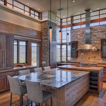 Walnut Kitchen and Great Room