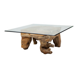Teak Root Coffee Tab;e - Coffee And Accent Tables