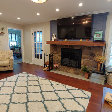 Den Fireplace Remodel