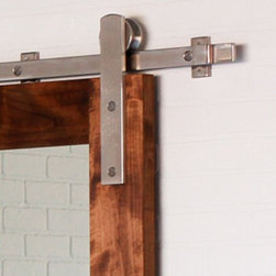 Huxley Heavy Duty Flat Track Hardware Kit - Barn Door Hardware
