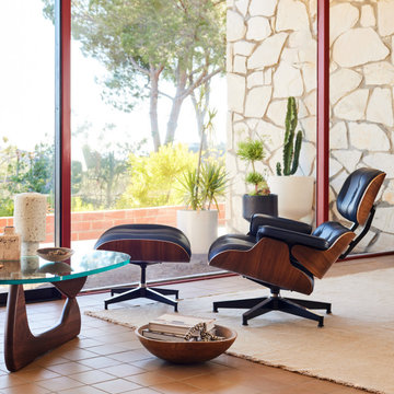 Eames Lounge Chair and Ottoman - Black Walnut