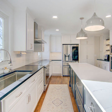 Modern Rustic Farmhouse Kitchen + Mudroom + Bathroom Remodel