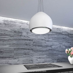 Futuro Futuro 21-inch Dome White Island Range Hood - Range Hoods And Vents