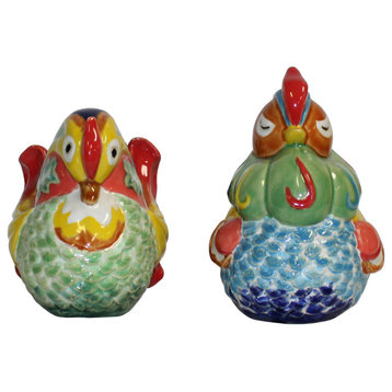 Chinese Ceramic Traditional Pair of Mandarin Duck Figures Hcs5451