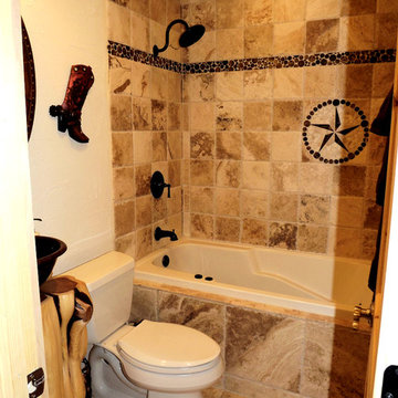 Rustic Guest Bath