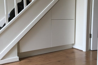 This is an example of a contemporary staircase in Other.