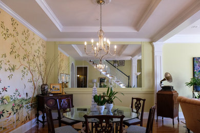 Dining room - transitional dining room idea in DC Metro
