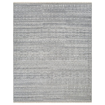 Pompei PPI-2304 Gray Hand Knotted 5' x 7'6" Rug