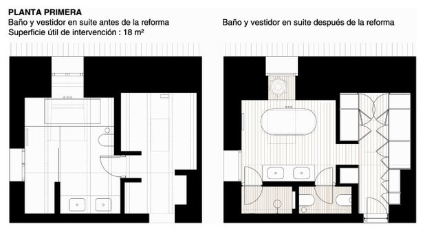 Contemporáneo Plano de planta by La Reina Obrera - Arquitectura e Interiorismo