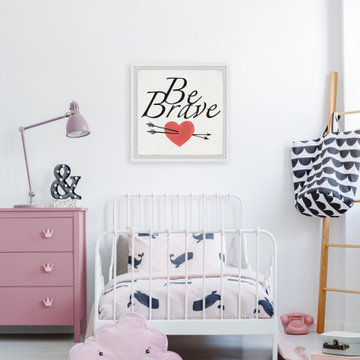 "Be Brave II" Framed Painting Print