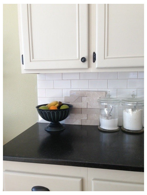 Beige Kitchen Cabinets With White Subway Tile Design Do Or Don T