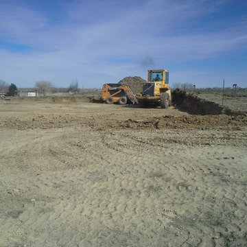 New house and RV garage
