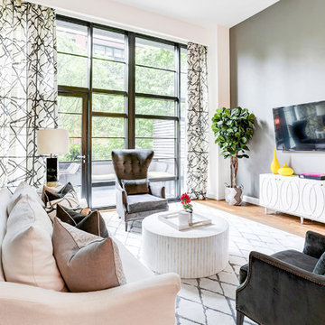 Transitional Family Room
